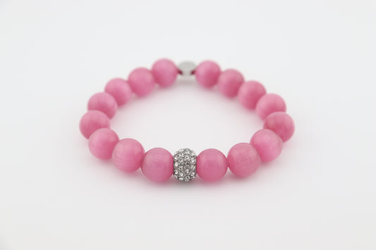 Perlenarmband Raspberry Dream