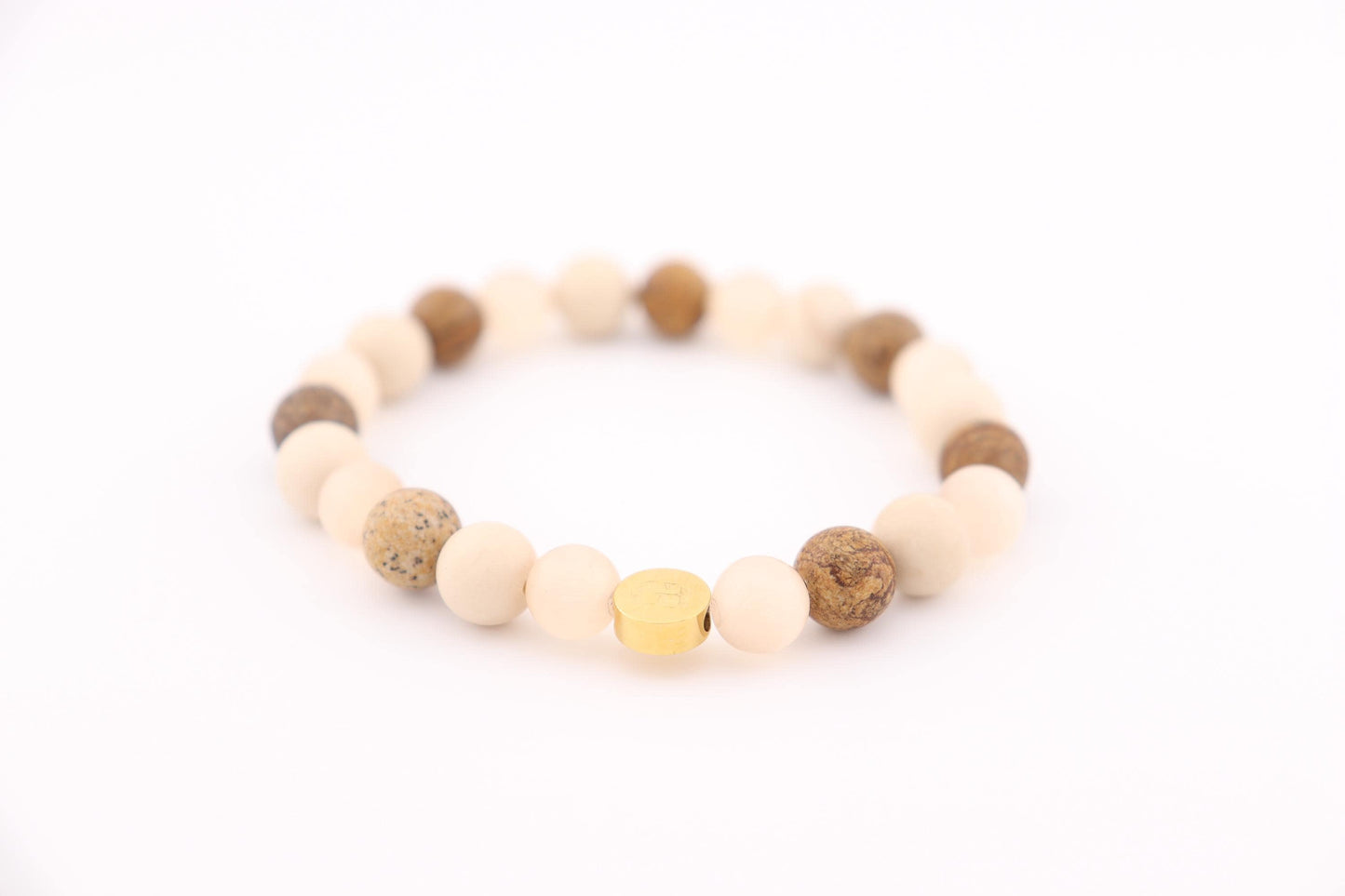 Perlenarmband Caramel